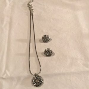 Brighton necklace and matching earrings